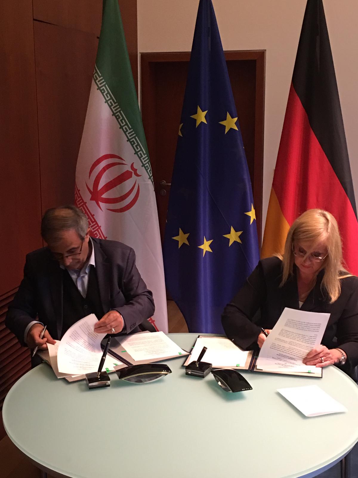 امضای تفاهم نامه همکاری های آموزشی giz بین ایران و آلمان