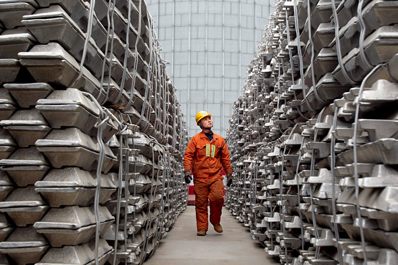 تقویت تقاضا بهای آلومینیوم در بازار چین را بالا برد